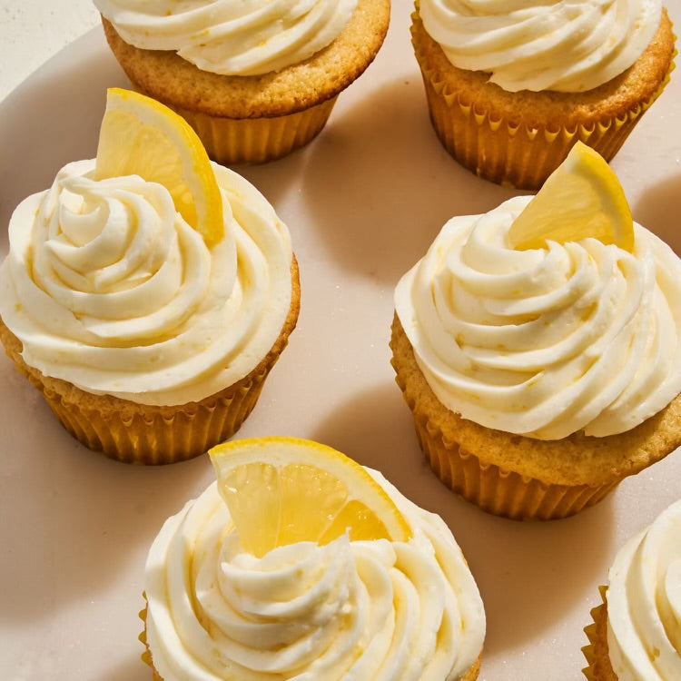JUMBO VEGAN LEMON CUPCAKE
