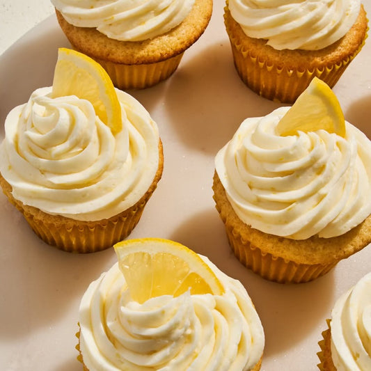 JUMBO VEGAN LEMON CUPCAKE