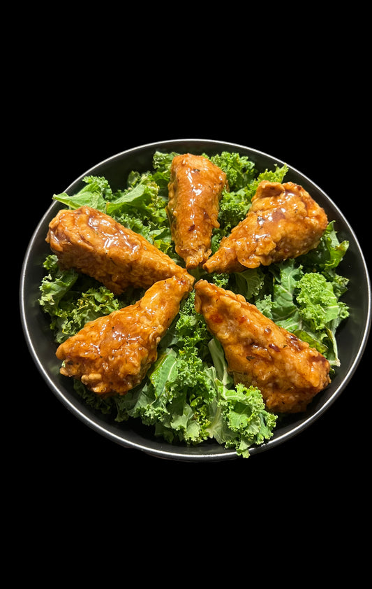 JERK VEGAN CHICK'N DRUMSTICKS