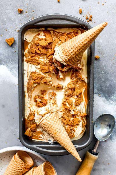 LOTUS BISCOFF ICECREAM VEGAN